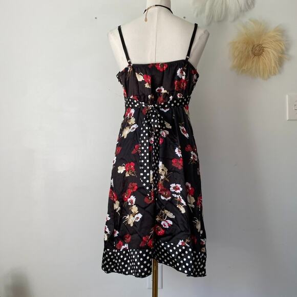 Heart Soul Womens Satin Y2K Babydoll Dress Size XL Whimsigoth Fairy Grunge Goth - Picture 6 of 13